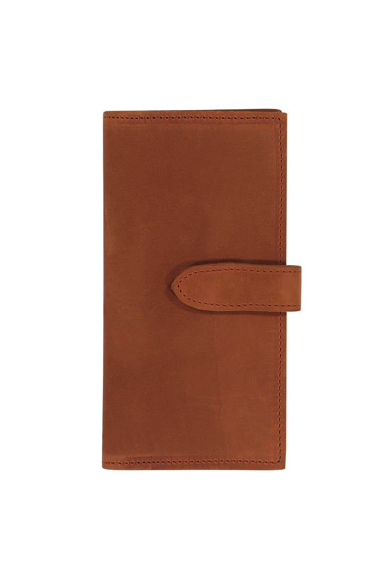 Sarep + Rose Kenya 8 compartment bifold wallet, Main, color, Cinnamon Brown