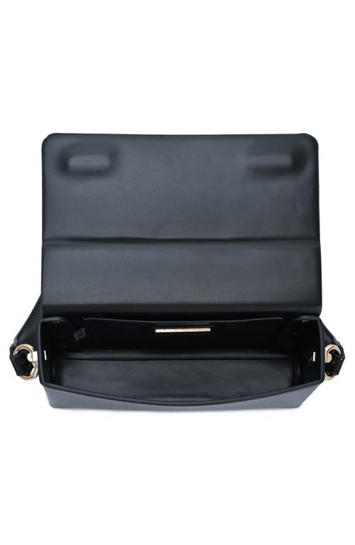 Madison West Structure Mini Shoulder Bag In Black