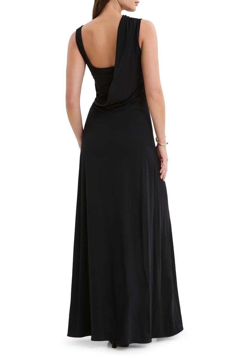 Laurel Sleeveless Stretch Jersey Gown