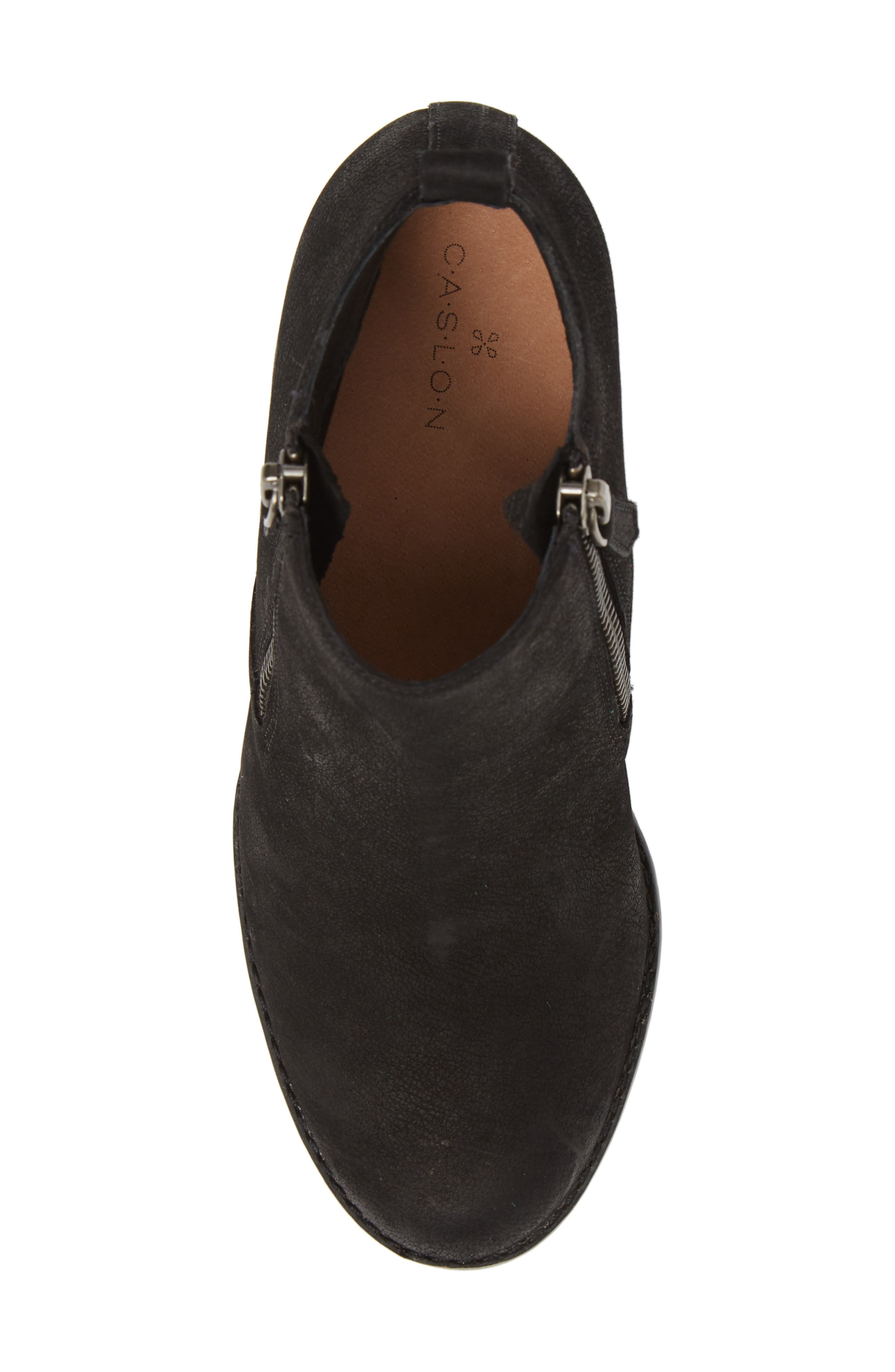 Wesley Wedge Bootie, Alternate, color, BLACK OILED NUBUCK
