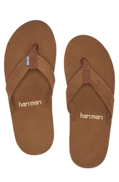 Hari Mari Fields Stone Flip Flop In Bourbon