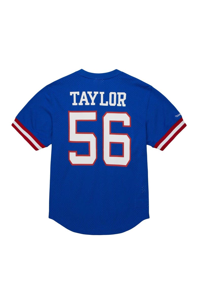 Mitchell & Ness Men's Mitchell & Ness Lawrence Taylor Royal New York Giants Retired Player Name & Number Mesh Top, Alternate, color, Royal
