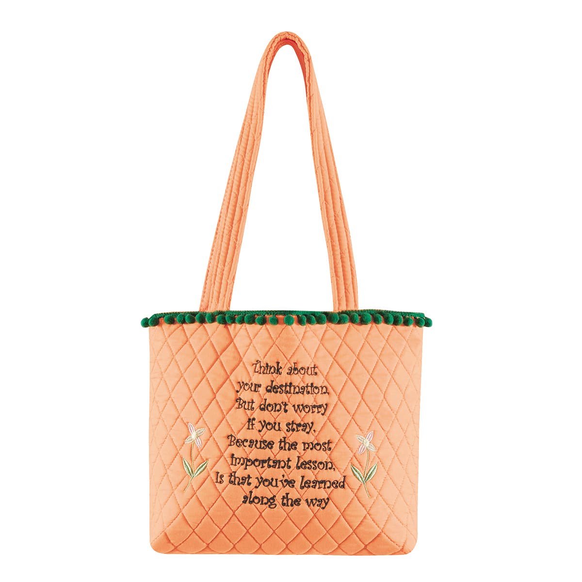 Think About Dstntn Ruffle Tote, Main, color, Orange