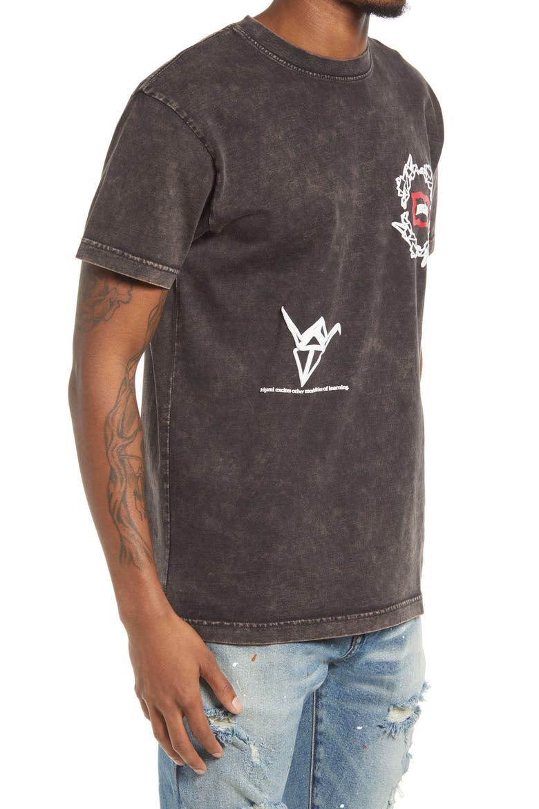 Men's Start Over Logo Cotton Graphic Tee, Alternate, color, SHALE