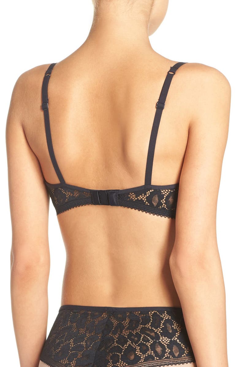 Calvin Klein Tease Underwire Demi Bra, Alternate, color, Black