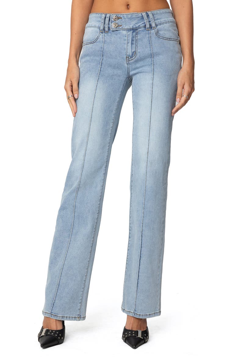 Avril Low Rise Bootcut Jeans, Main, color, LIGHT-BLUE