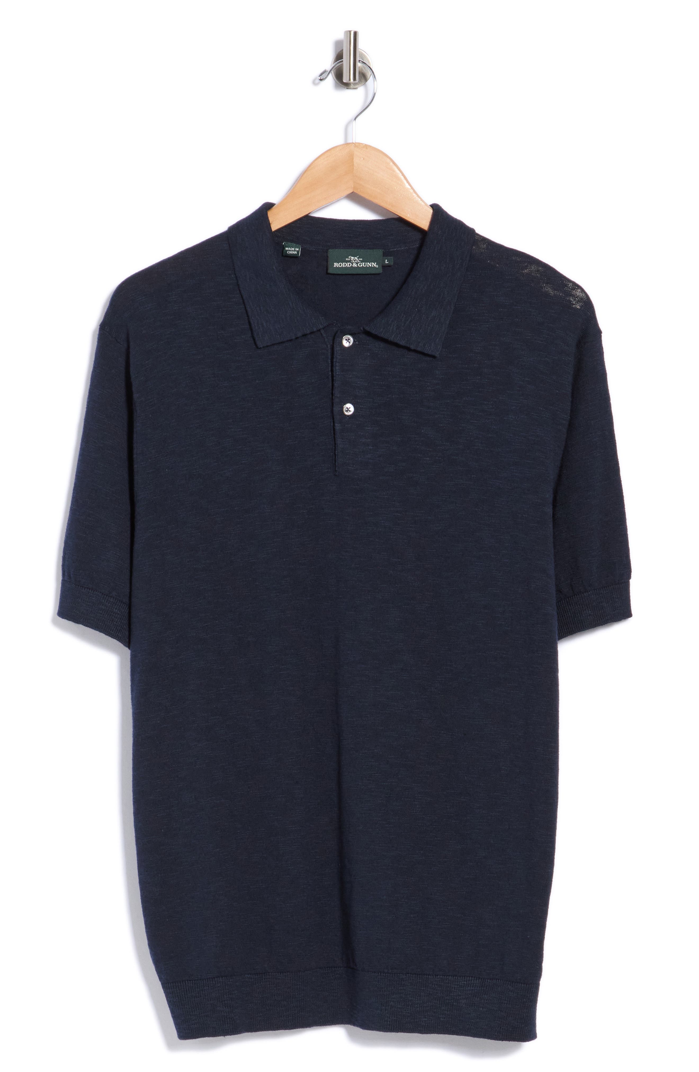 Norris Glacier Cotton & Linen Polo