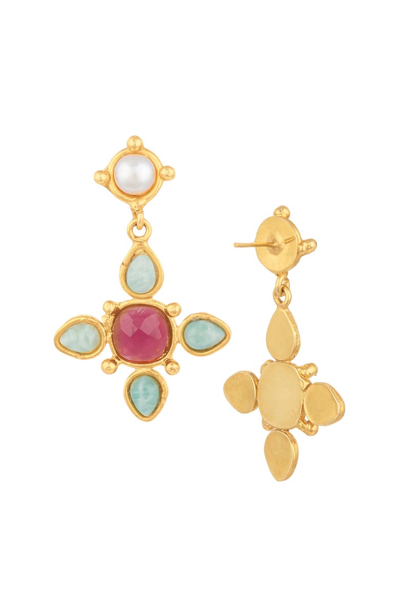 Medicis Earrings, Alternate, color, MULTI