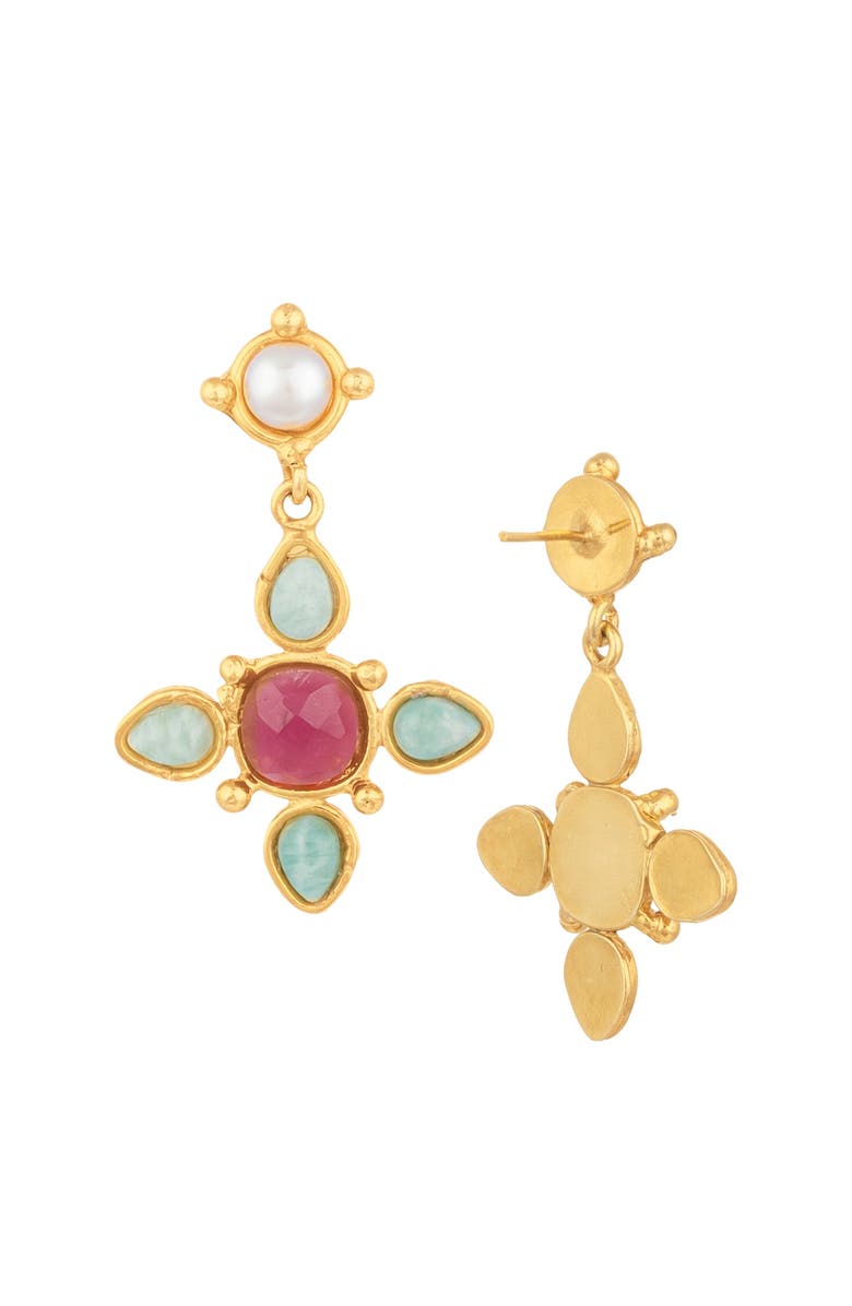 SYLVIA TOLEDANO Medicis Earrings, Alternate, color, Multi