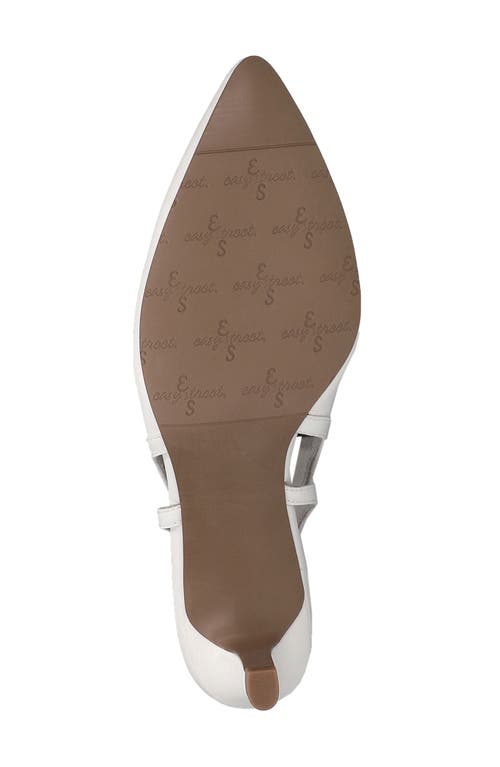 EASY STREET EASY STREET GLISTEN KITTEN HEEL SLINGBACK PUMP 