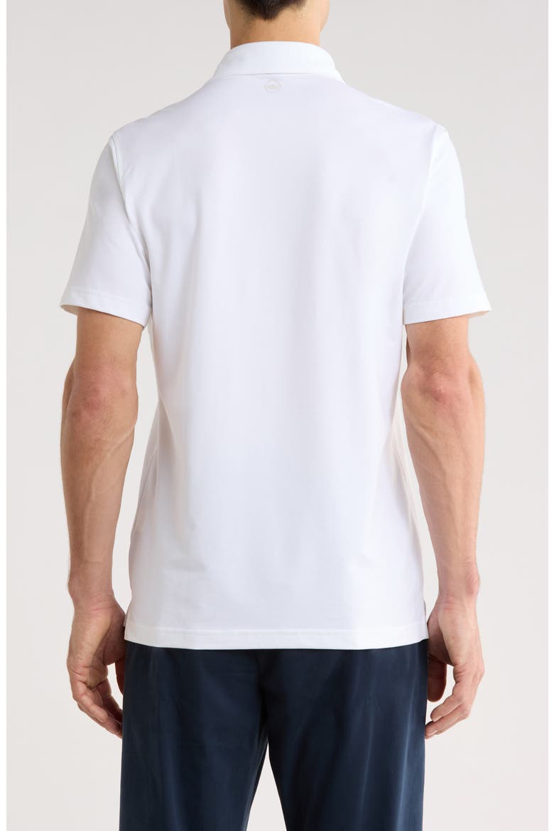 Crown Crafted Albatross Pima Cotton Blend Polo, Alternate, color, WHITE
