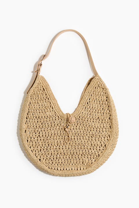 Straw Shoulder Bag