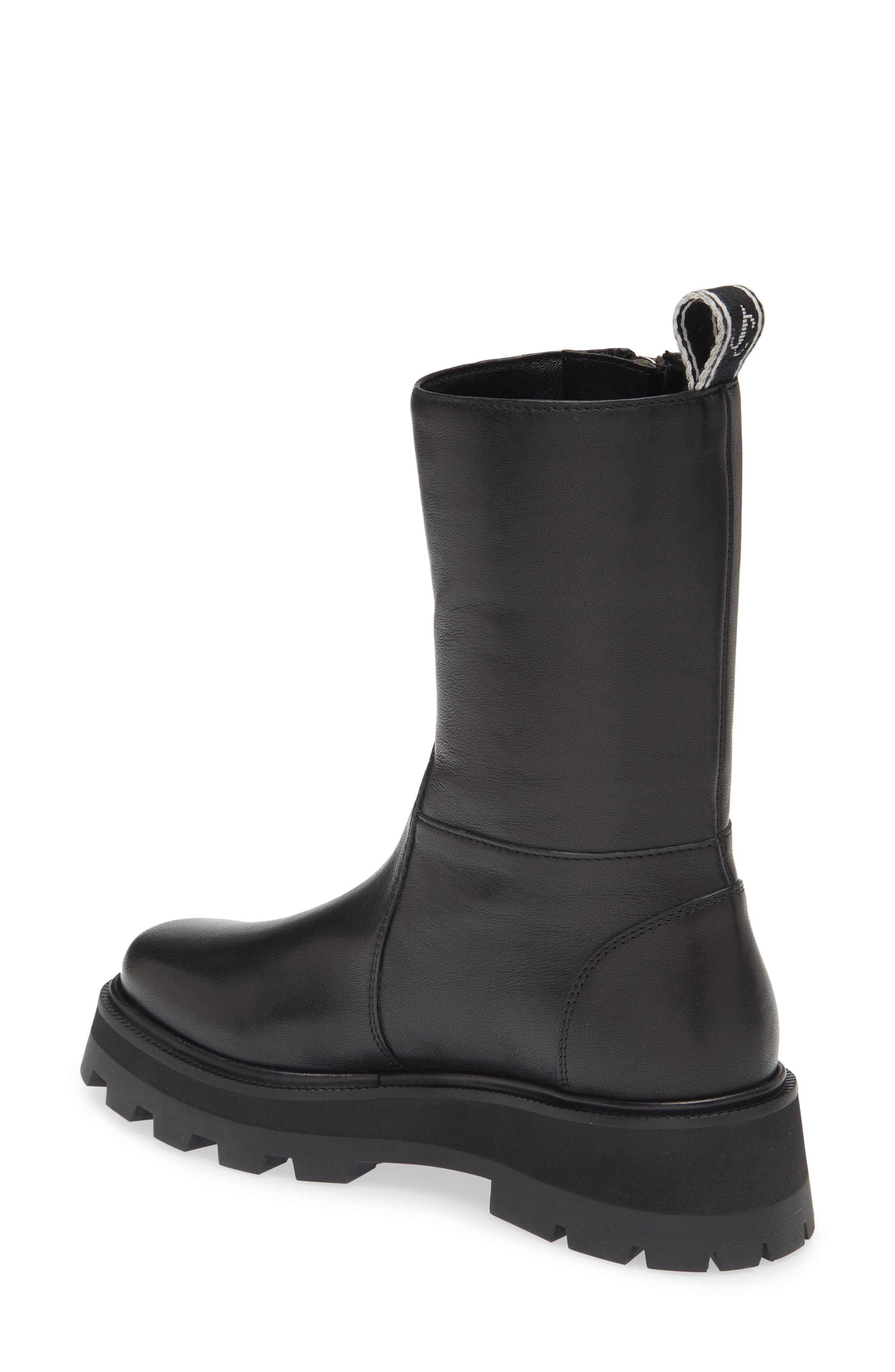 Jimmy Choo Bayu Lug Sole Boot, Alternate, color, Black