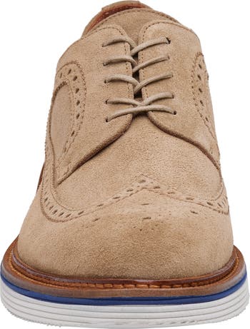 ?3xHP?Johnston & Murphy Taupe Brown Suede McPherson Longwing Derby 11.5 JOHNSTON & MURPHY COLLECTION Jenson Longwing Derby (Men  main image 3