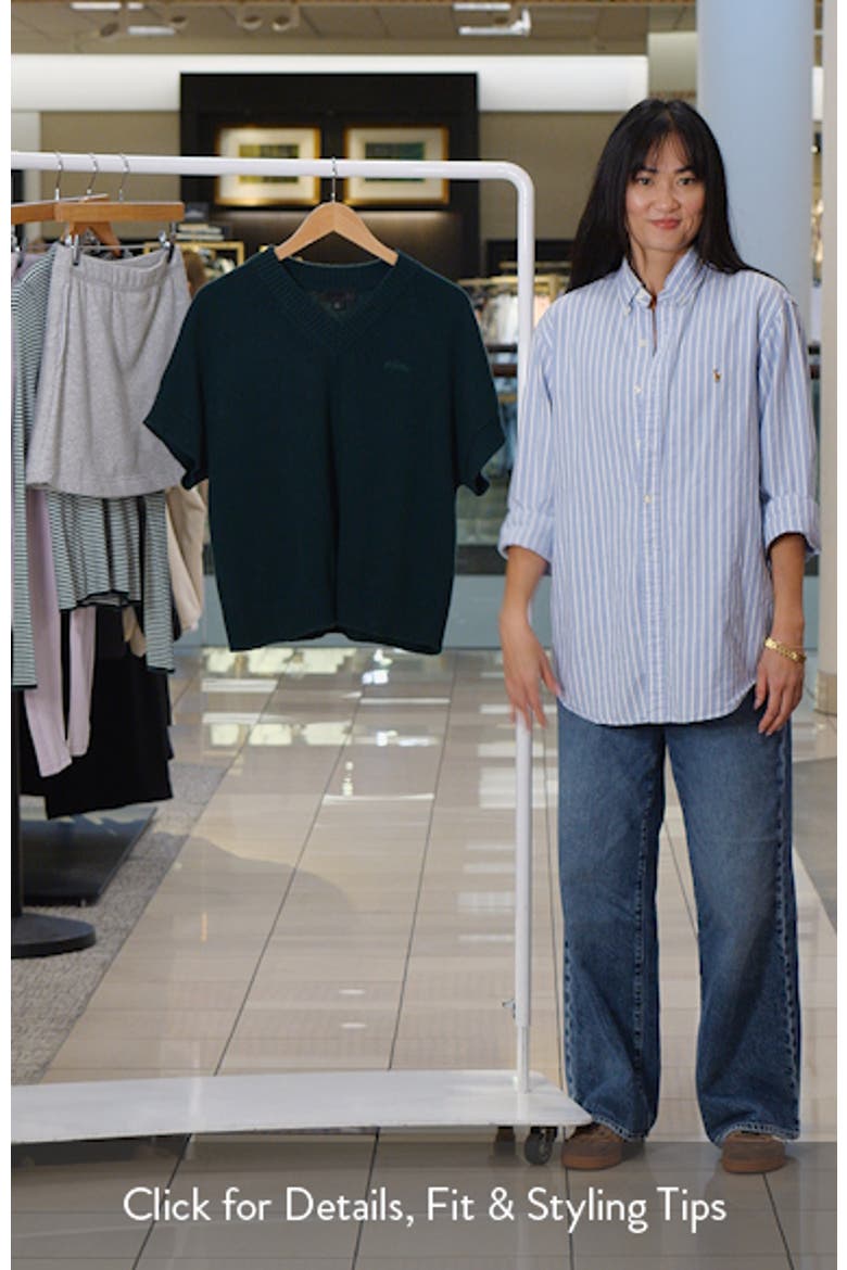 G Scribe Oversized Cashmere Sweater Vest video