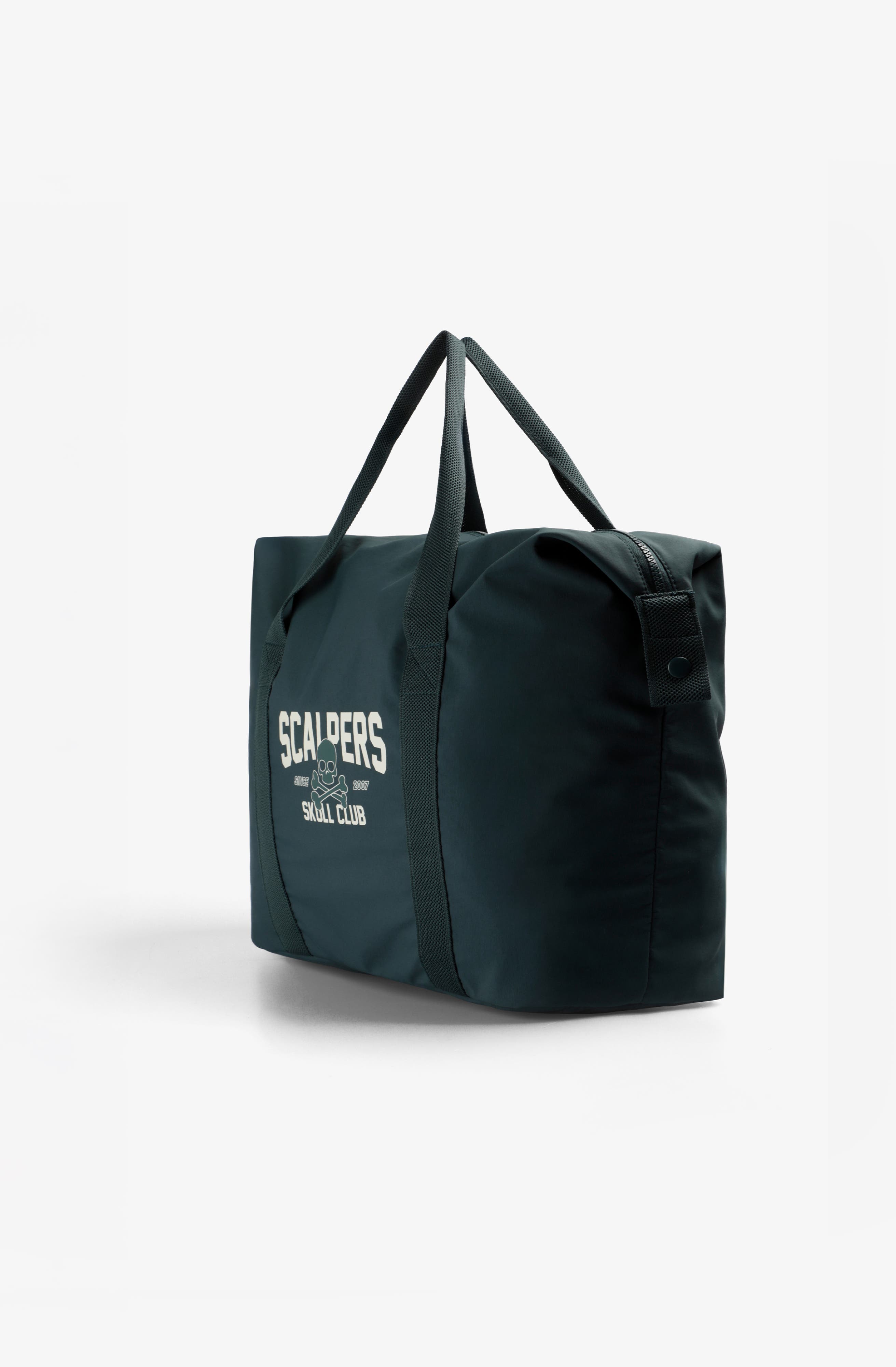 Scalpers Skull Club Duffle Bag Kids, Alternate, color, Duck
