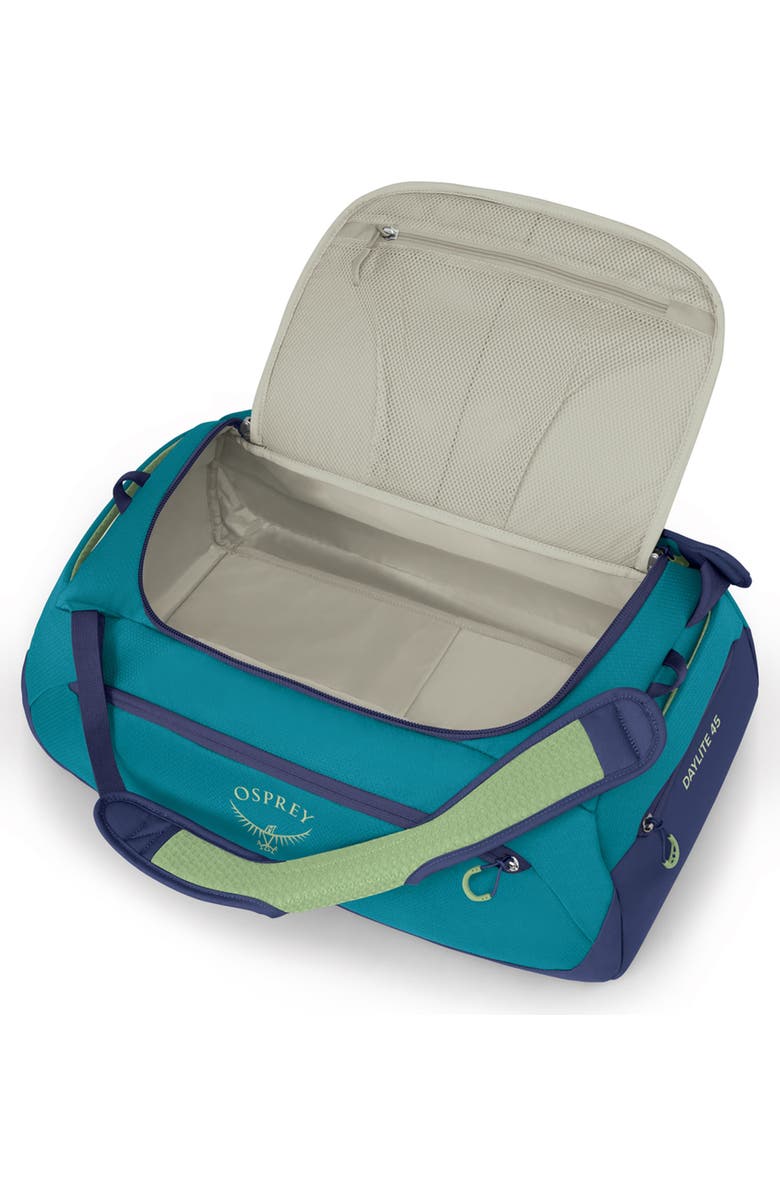 Osprey Daylite 45-Liter Duffle Bag, Alternate, color, Blue Spikemoss/ Alkaline