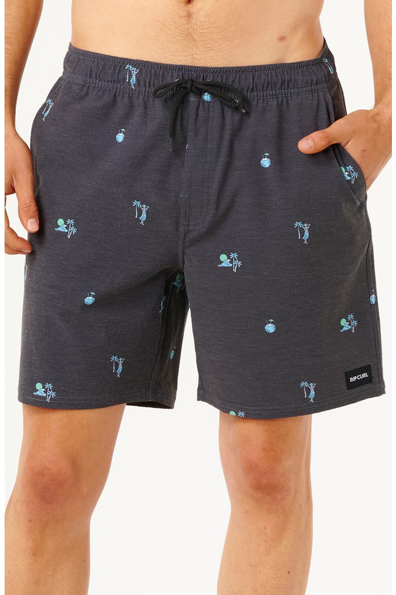 Skelly Breach Volley Swim Trunks, Alternate, color, DARK NAVY