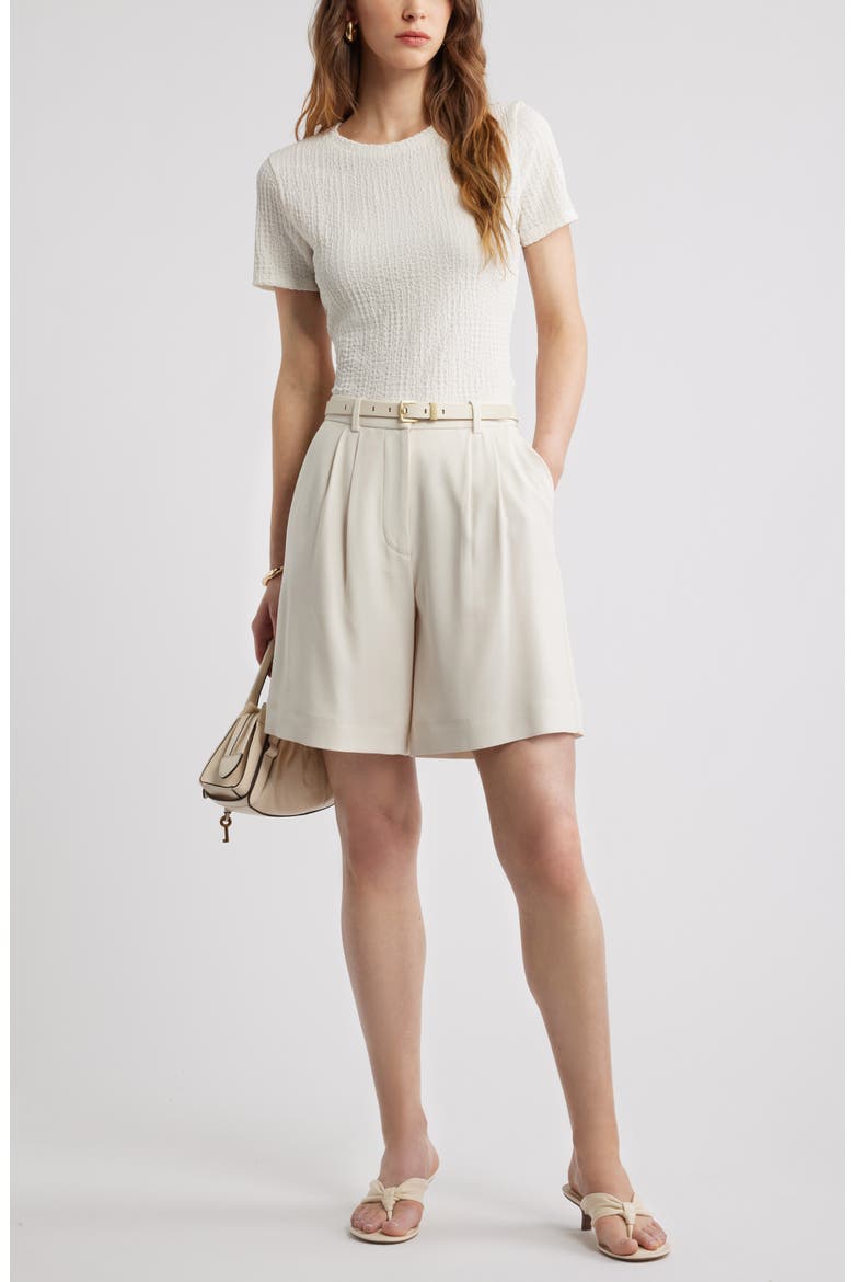 Textured T-Shirt, Alternate, color, IVORY TOFU