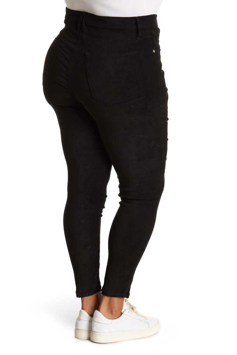 Good Legs Faux Suede Pants, Alternate, color, BLACK033