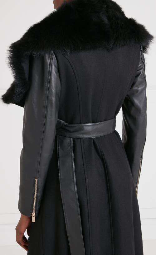 Temperley London Sovereign Coat In Black