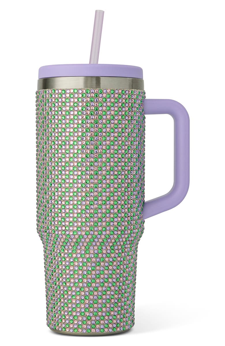 Core Home Rhinestone Tumbler, Main, color, Multi Purple