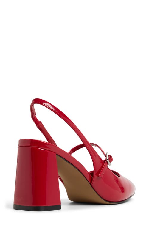 Call It Spring By Aldo Coquettte Slingback Pointed Toe Mary Jane Pump In Red