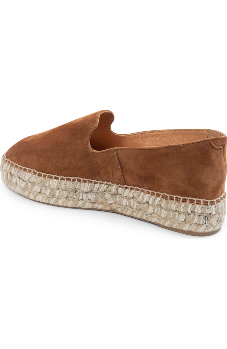 patricia green Avery Platform Epsadrille Flat, Alternate, color, Cognac Suede