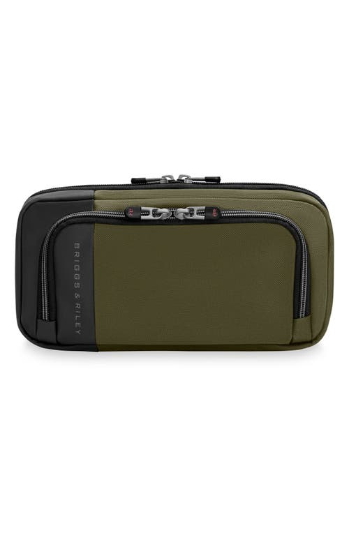 Briggs & Riley ZDX Hanging Toiletry Bag in Hunter 