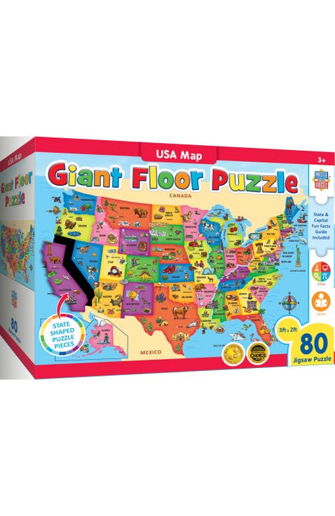 Explorer USA Map 80 Piece Floor Puzzle