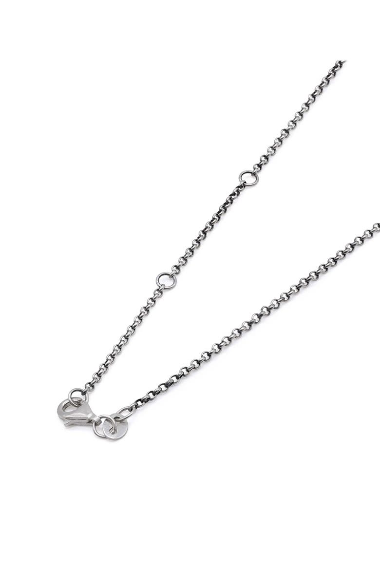 Serge DeNimes Men's Silver Oracle Necklace, Alternate, color, Silver