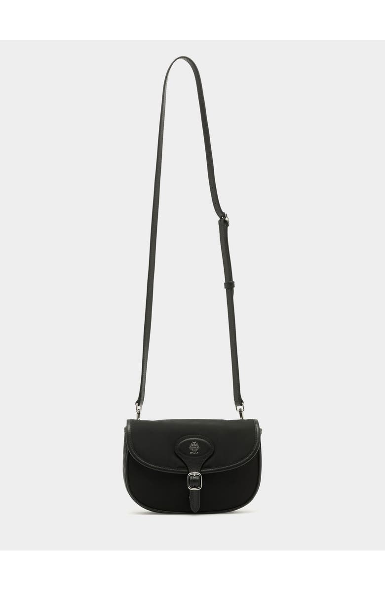 Bally B-Light Crossbody Bag in Nylon and Leather, Main, color,