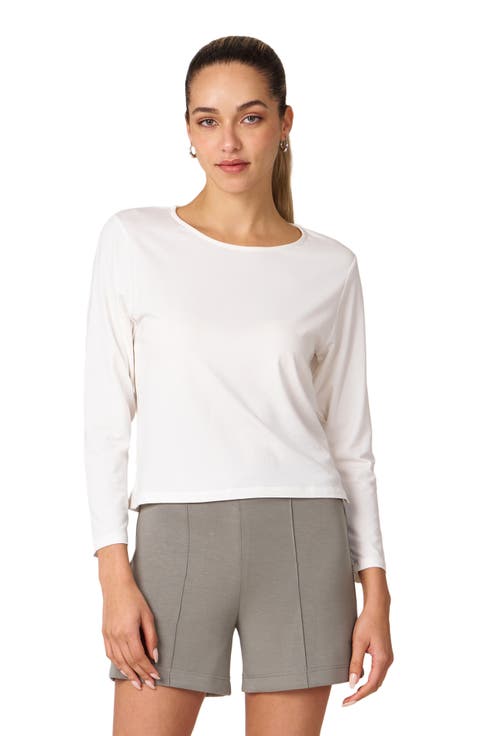 Rebody Essentials Mid Length Long Sleeve Top