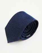 Knottery & Co Grid Light Silk Jacquard Tie