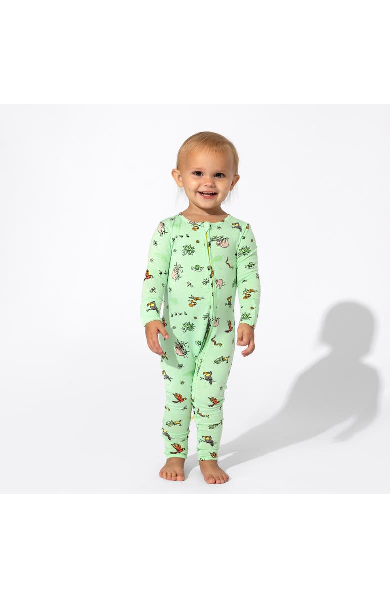 Bellabu Bear Baby Rainforest Convertible Footie, Alternate, color,