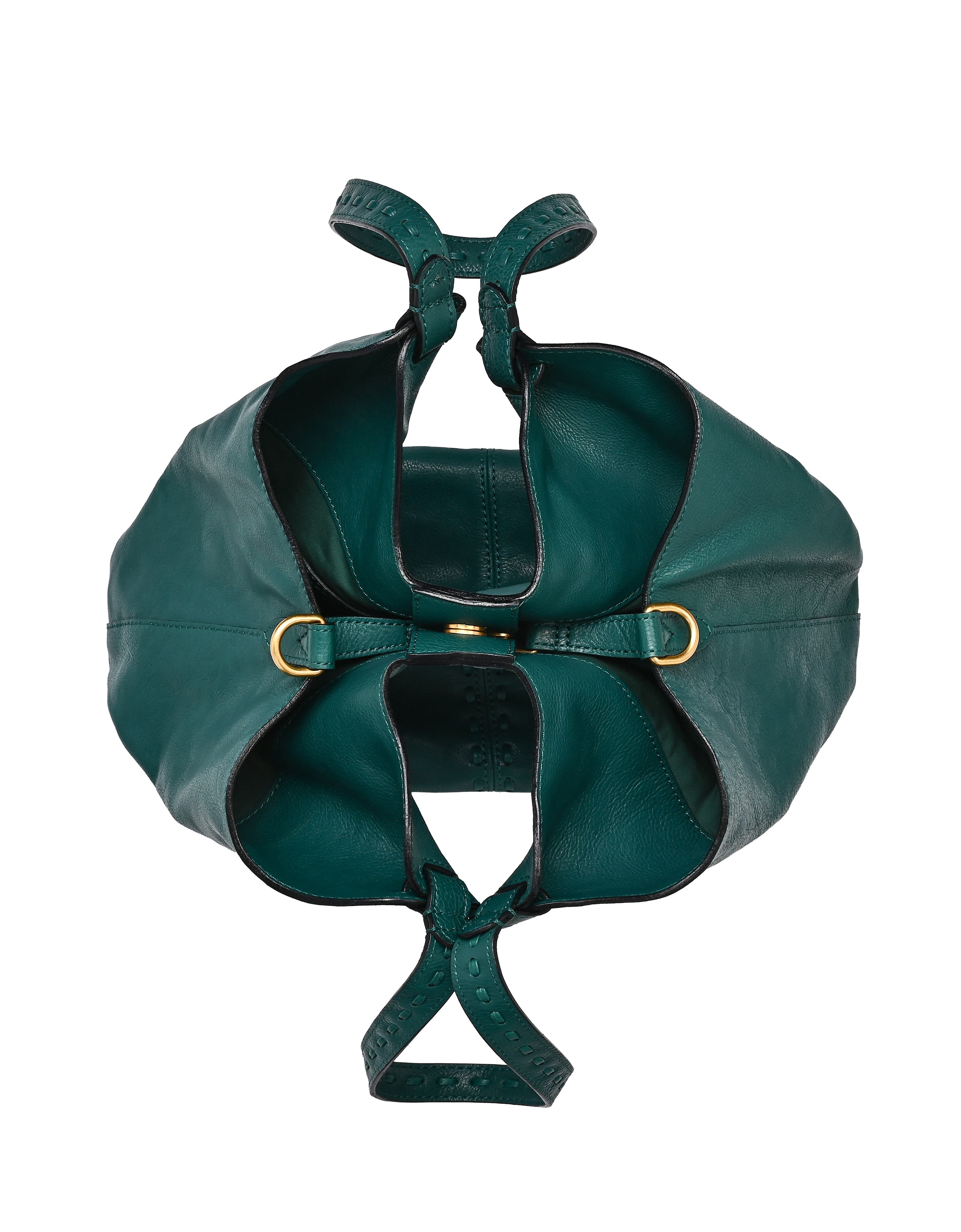 Magnolia Genuine Leather Handwoven Convertible Tote, Alternate, color, Teal