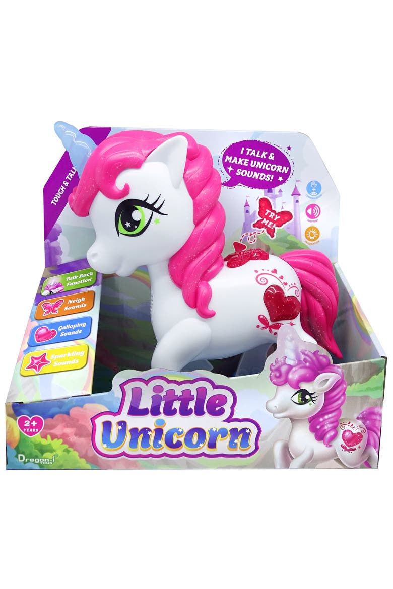 Touch & Talk, Little Unicorn, Pink & White Figure, Toddlers & Kids 2+, Main, color, Multicolored