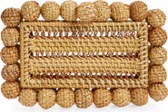 Cult Gaia Eos Rattan Box Clutch