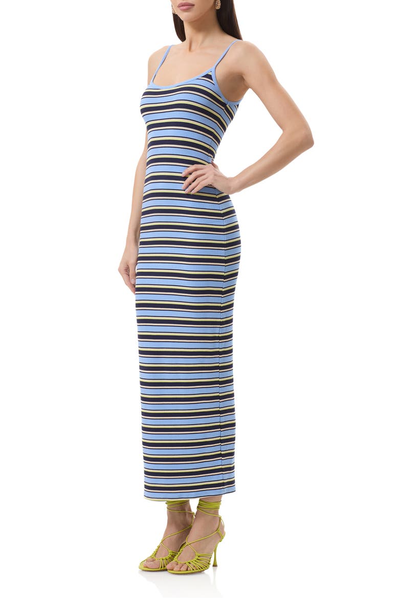 Ashlyn Cozy Rib Body-Con Midi Dress, Alternate, color, IRIS STRIPE