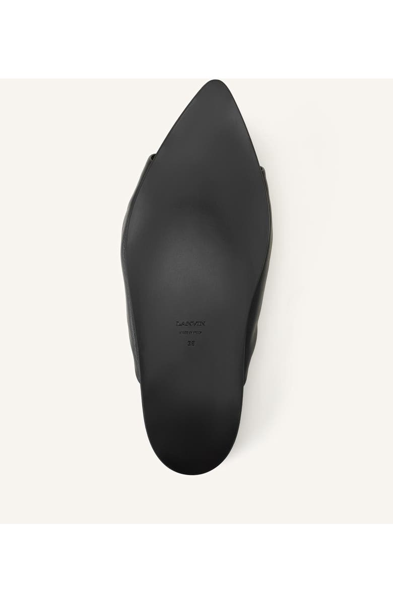 Lanvin Cocoon Flat Leather Mule, Alternate, color, Black