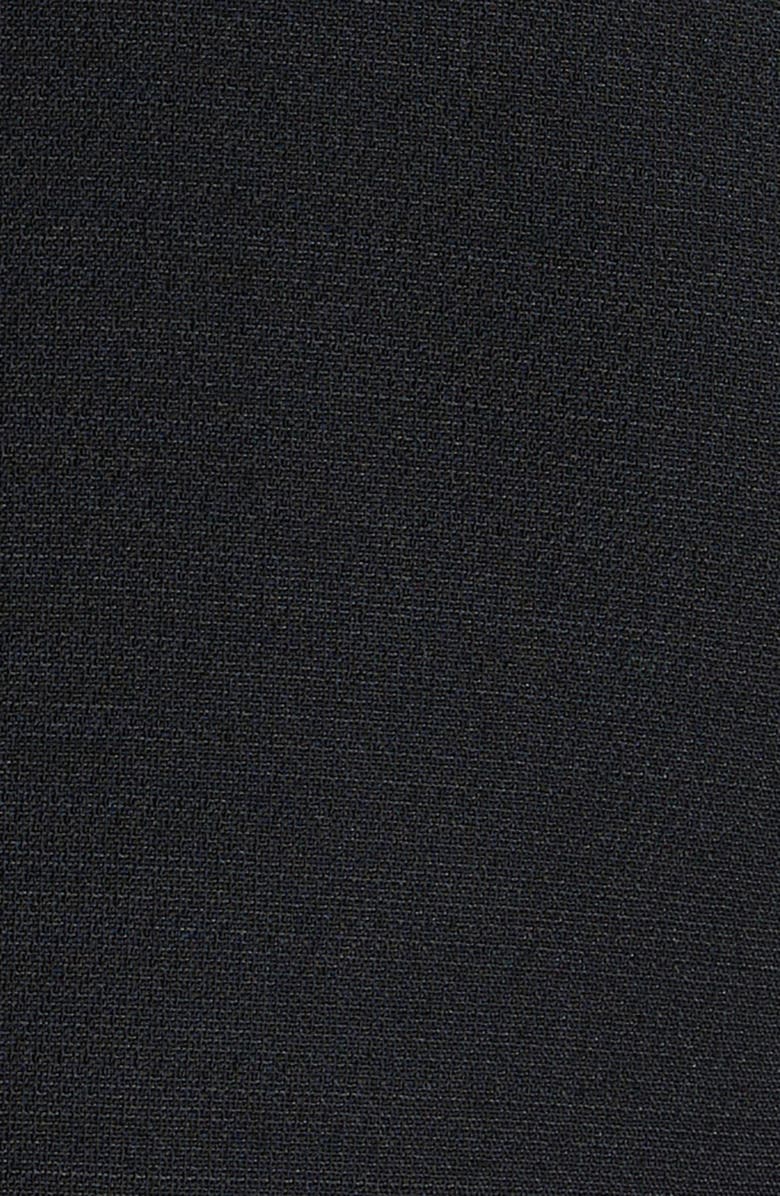 Valentino Wool & Silk Crepe Couture Dress, Alternate, color, Black