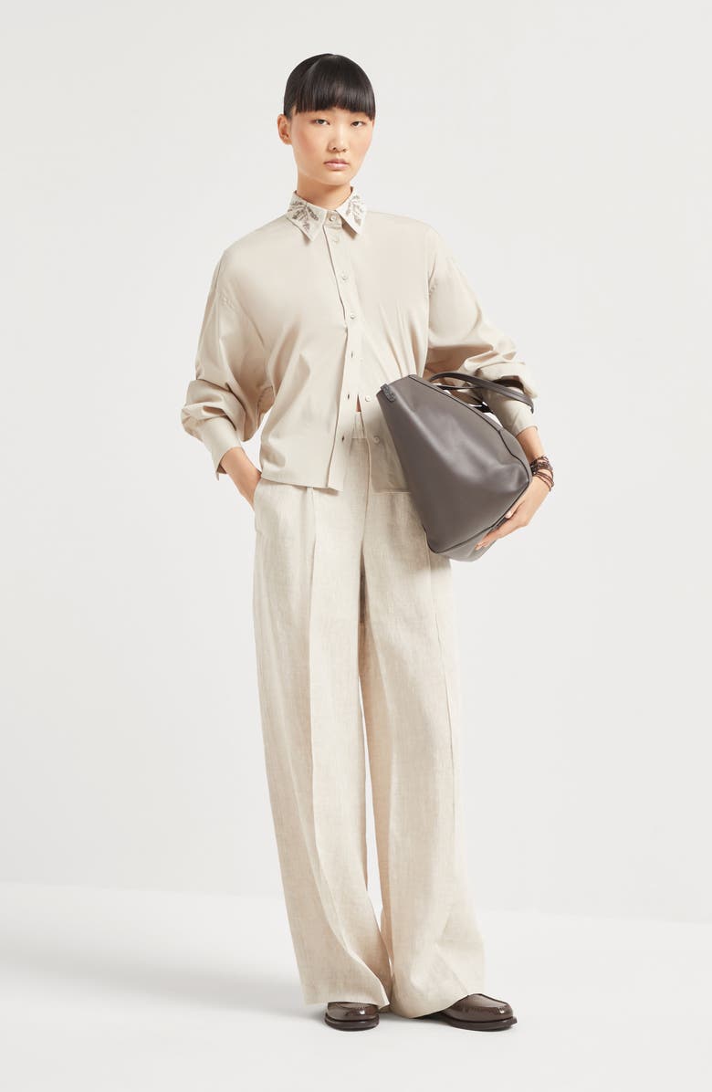 Brunello Cucinelli Loose Track trousers, Alternate, color, 