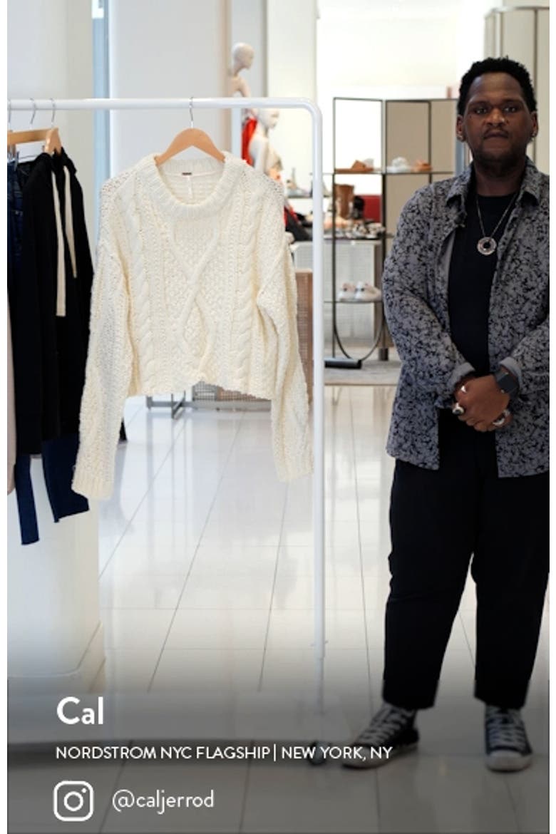 Cutting Edge Cotton Cable Sweater video