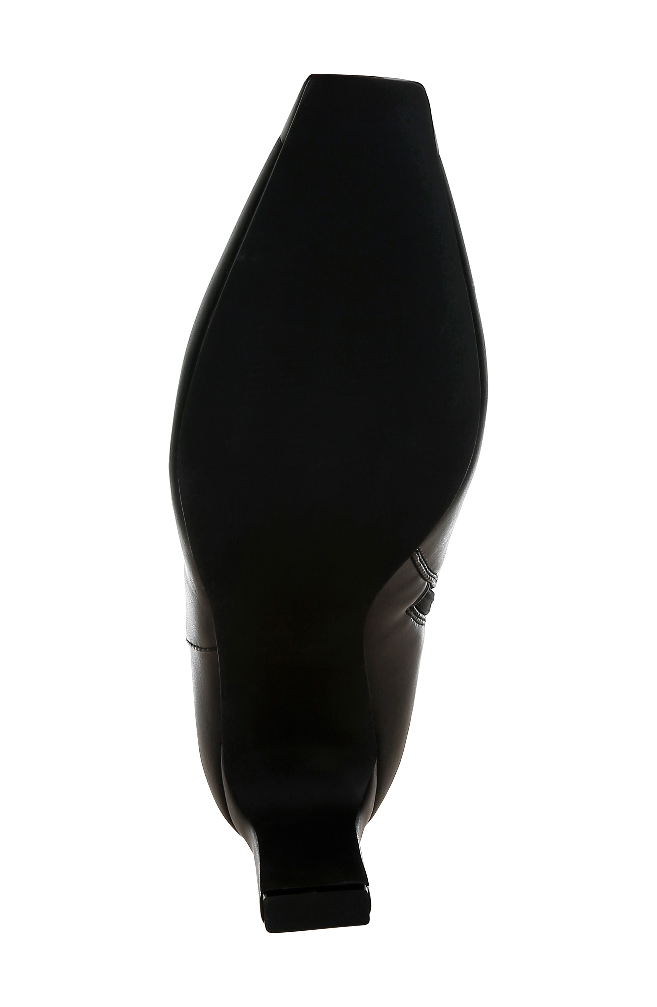 Orca Faux Leather Bootie, Alternate, color, BLACK