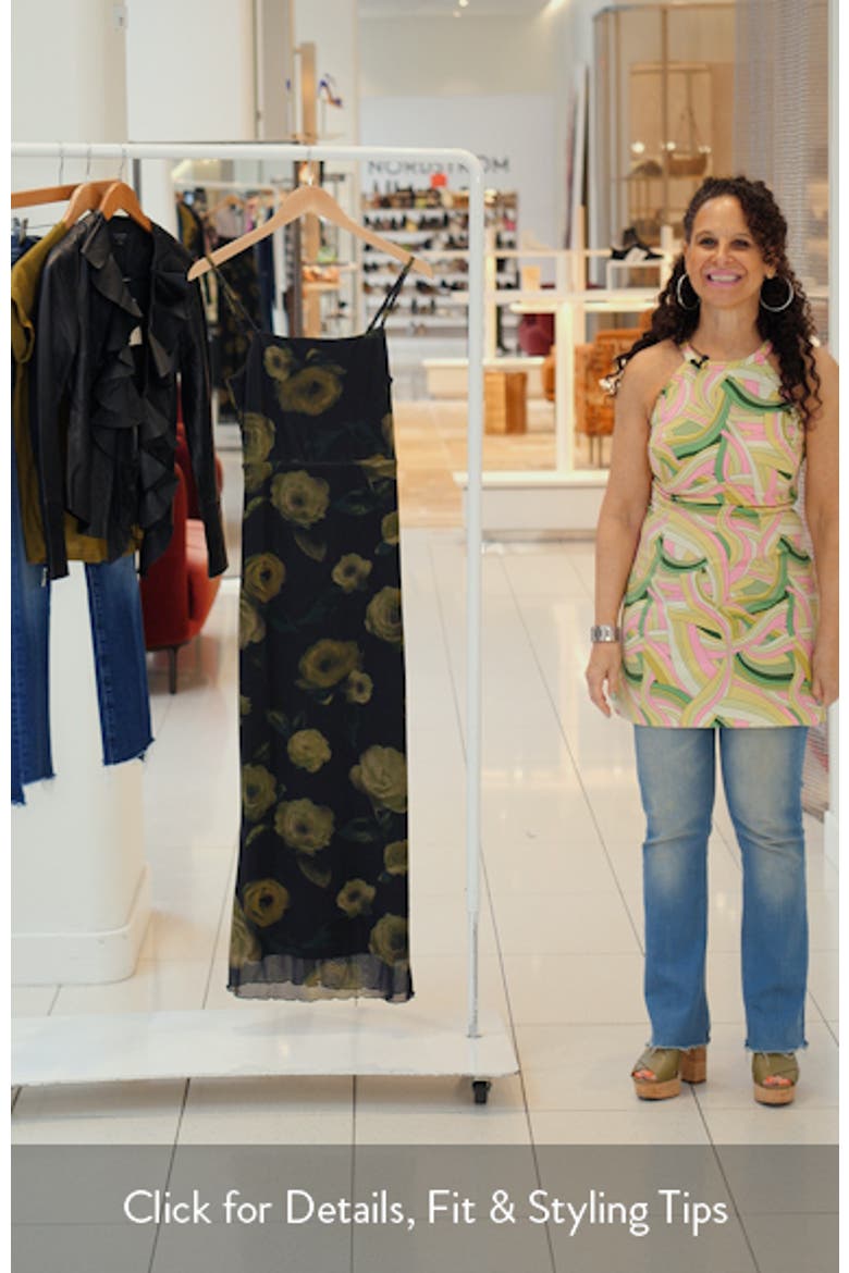 Nocturnal Blooms Maxi Dress video