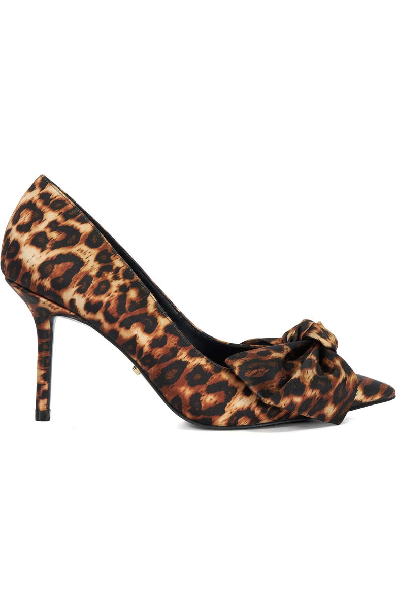 Dune London Bows Pointed Toe Pump, Alternate, color,