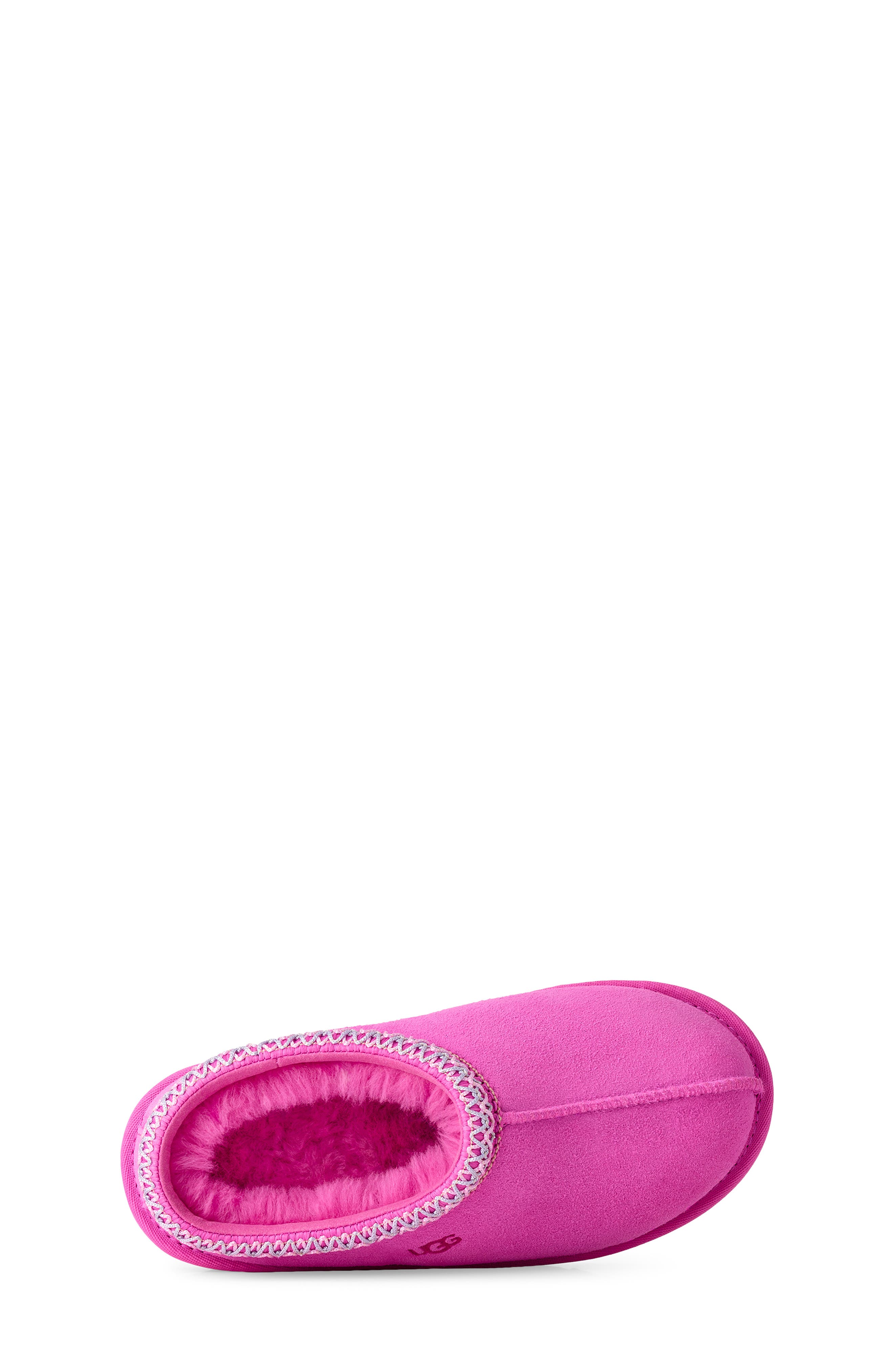 Kids' Tasman II Embroidered Slipper, Alternate, color, BRIGHT FUCHSIA