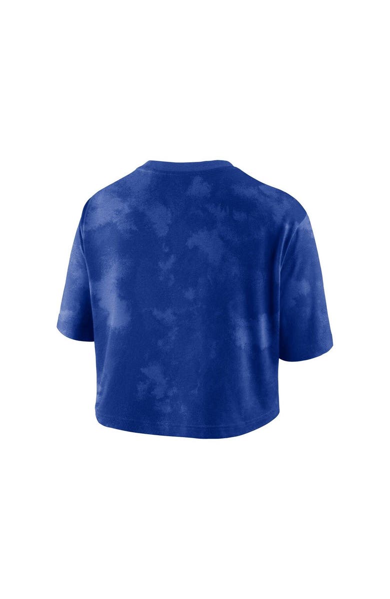 Nike Women's Nike Royal Kentucky Wildcats Tie-Dye Cropped T-Shirt, Alternate, color,