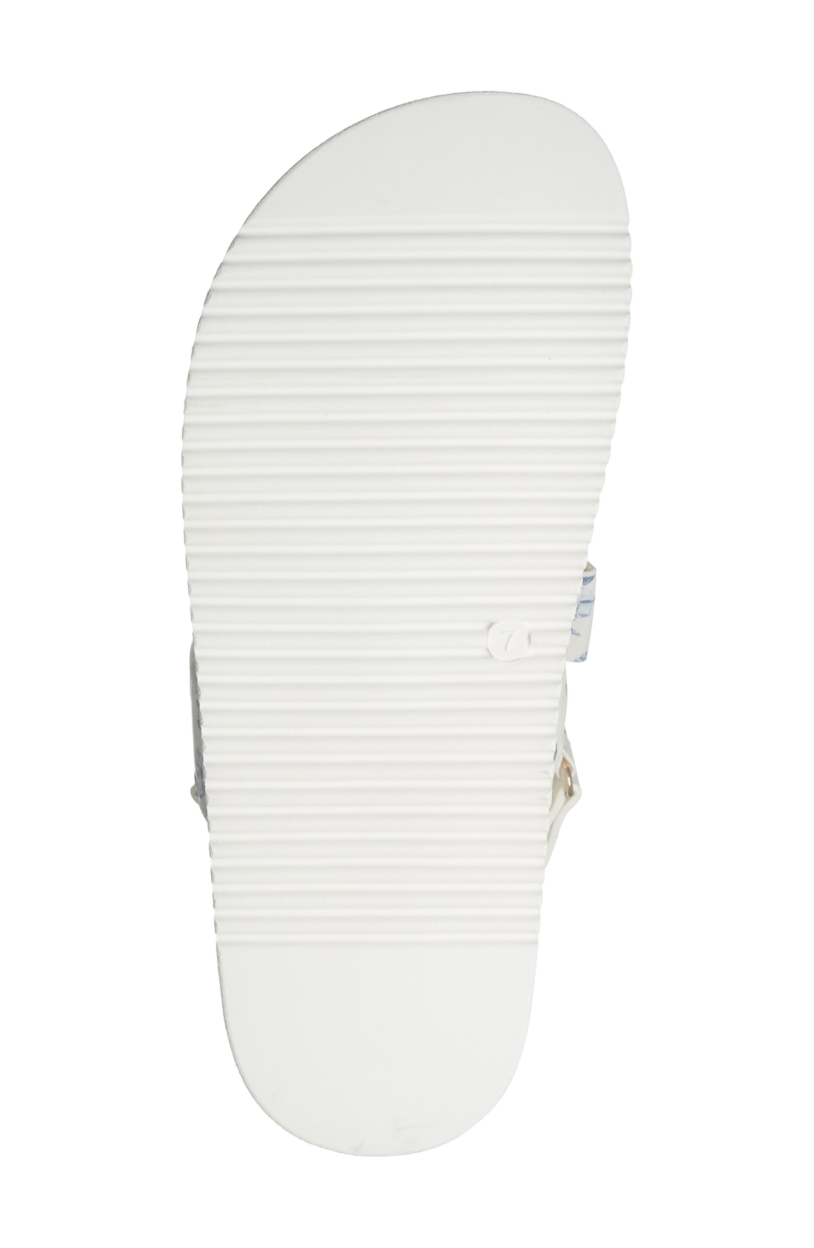 TOP MODA Alaska Flat Sandal, Alternate, color, White