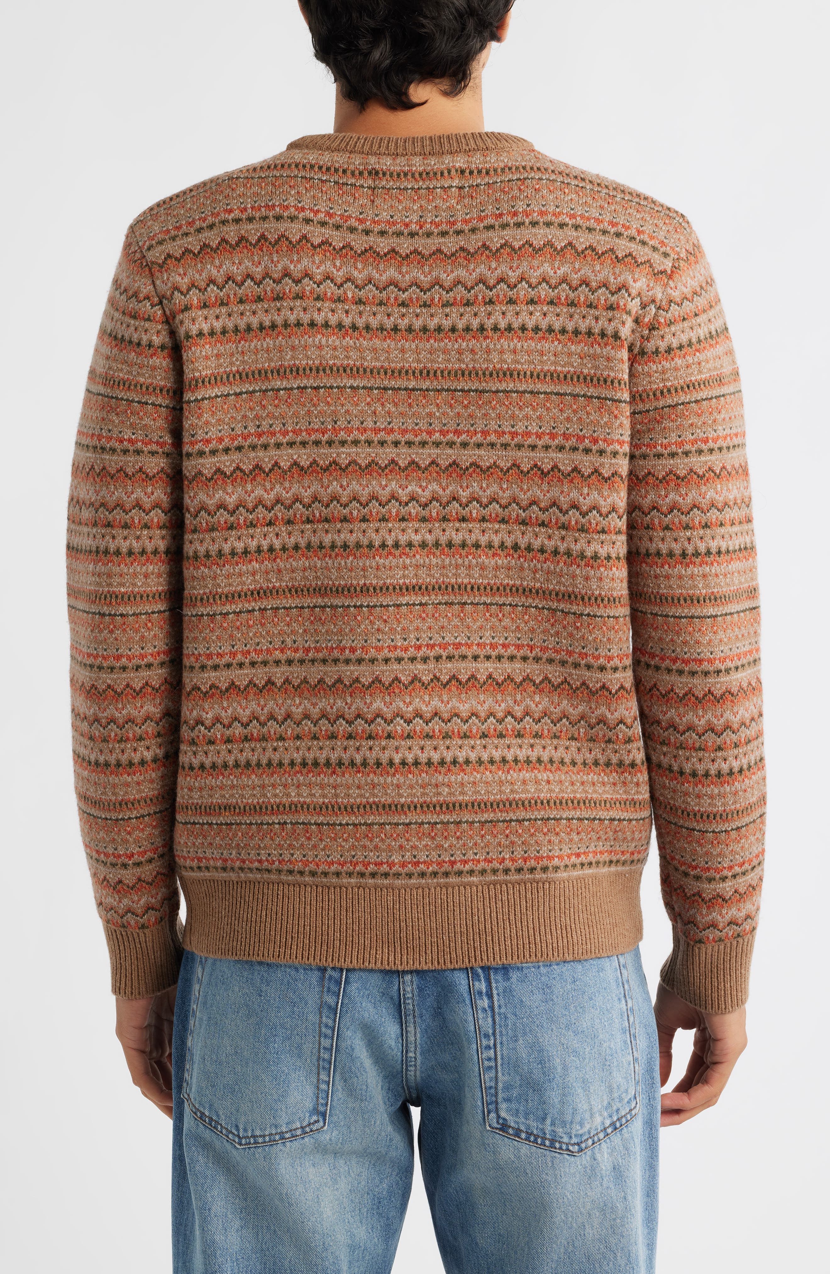 Fair Isle Wool Blend Sweater - image 2